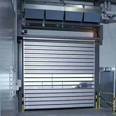 JTM-D03 الألومنيوم عالية السرعة لفة فوق سريعة الدوار شاتر حلزونية الباب الأمني مع التحكم عن بعد