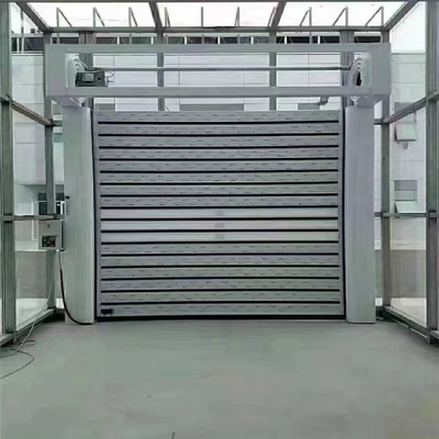 JTM-D03 الألومنيوم عالية السرعة لفة فوق سريعة الدوار شاتر حلزونية الباب الأمني مع التحكم عن بعد