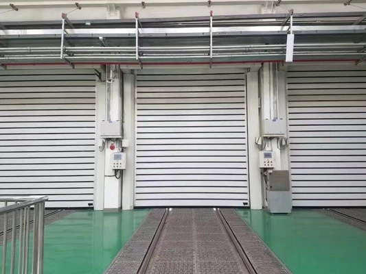 TM-D04 سبيكة عالية السرعة التدحرج سريع الدوار شاتر دوامة أمن باب المستودع