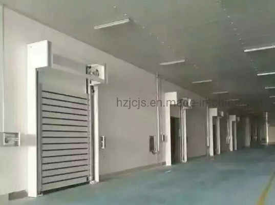 الحجم الأقصى W8000mm*H8000mm سبيكة الألومنيوم باب إغلاق عالية السرعة للمستودع الأمني