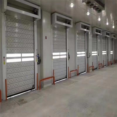 300.000kg الوزن الإجمالي سبائك الألومنيوم سريع التدحرج الباب الأمني المداري للمستودع