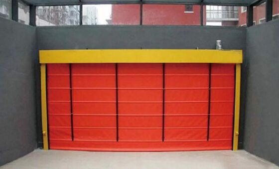 Fire Proofing Automatic Roller Shutter Door with Servo Motor and Customized High Speed Security Garage Door